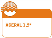 Aceral 1,5" Acero Galvanizado